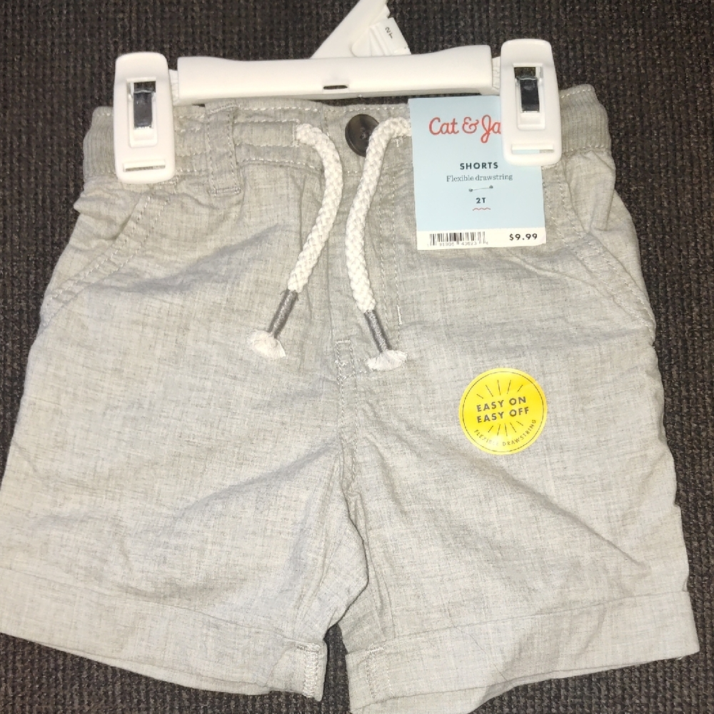 Cat & Jack Light Gray Kids Shorts